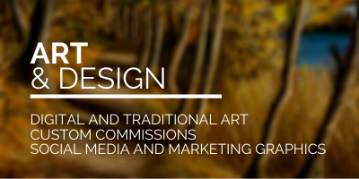 Art and Design link image
Digital and Traditional Art
Custom Commissions, Social Media, and Marketing Graphics