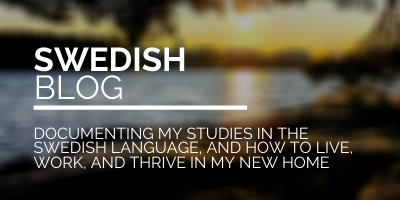 Swedish Blog link image
Documenting my studies in the Swedish language, and how to live, work, and thrive in my new home