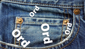 Swedish words in a pocket